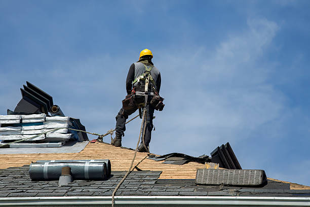 Professional Roofing technician working in Prairie Village, KS